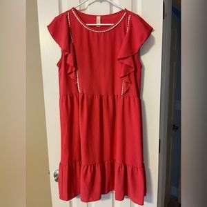 Jules and James pink dress